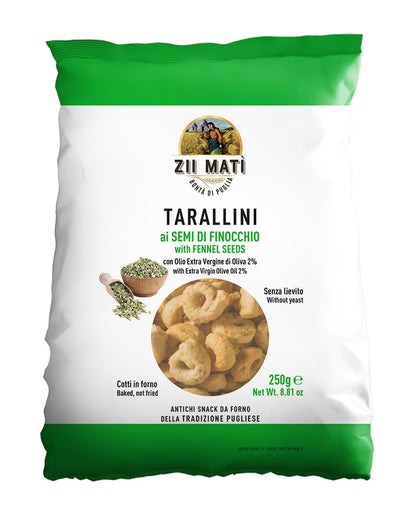 Tarallini - Fenouil 250 gr.