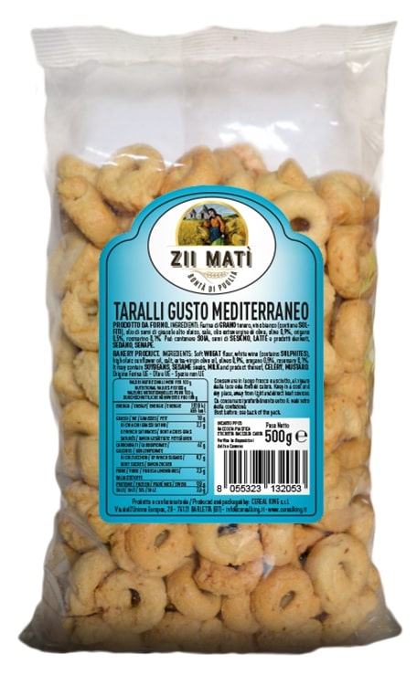 Tarallini - Méditerranéenne 500 gr.